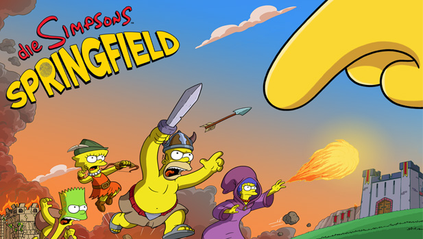Simpsons Springfield: Homer, Lisa und Bart im Clash of Cl…