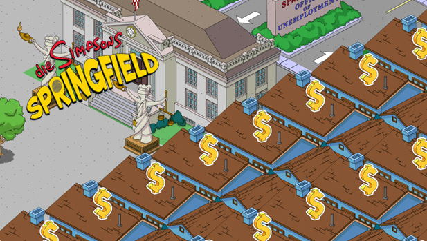 Simpsons Springfield: HÃ¤user nach Update deutlich teurer