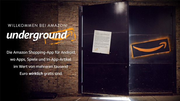 Amazon Underground: Amazon-App bietet 100 Prozent kostenl…