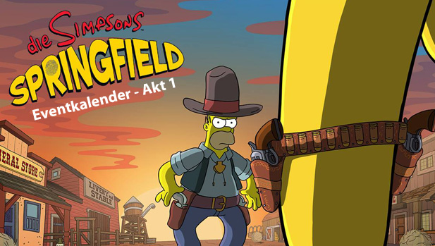 Die Simpsons Springfield: Wilder Westen Eventkalender – A…