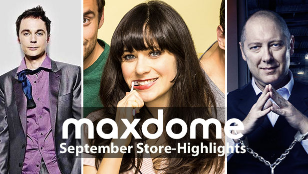 maxdome: Store-Highlights im September 2016