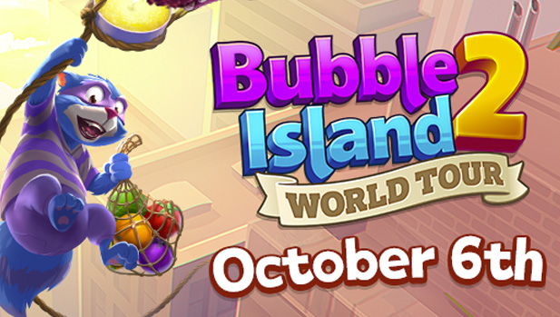 Wooga verÃ¶ffentlicht Bubble Island 2: World Tour