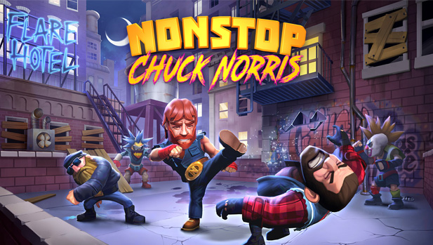 Flaregames kÃ¼ndigt Nonstop Chuck Norris offiziell an